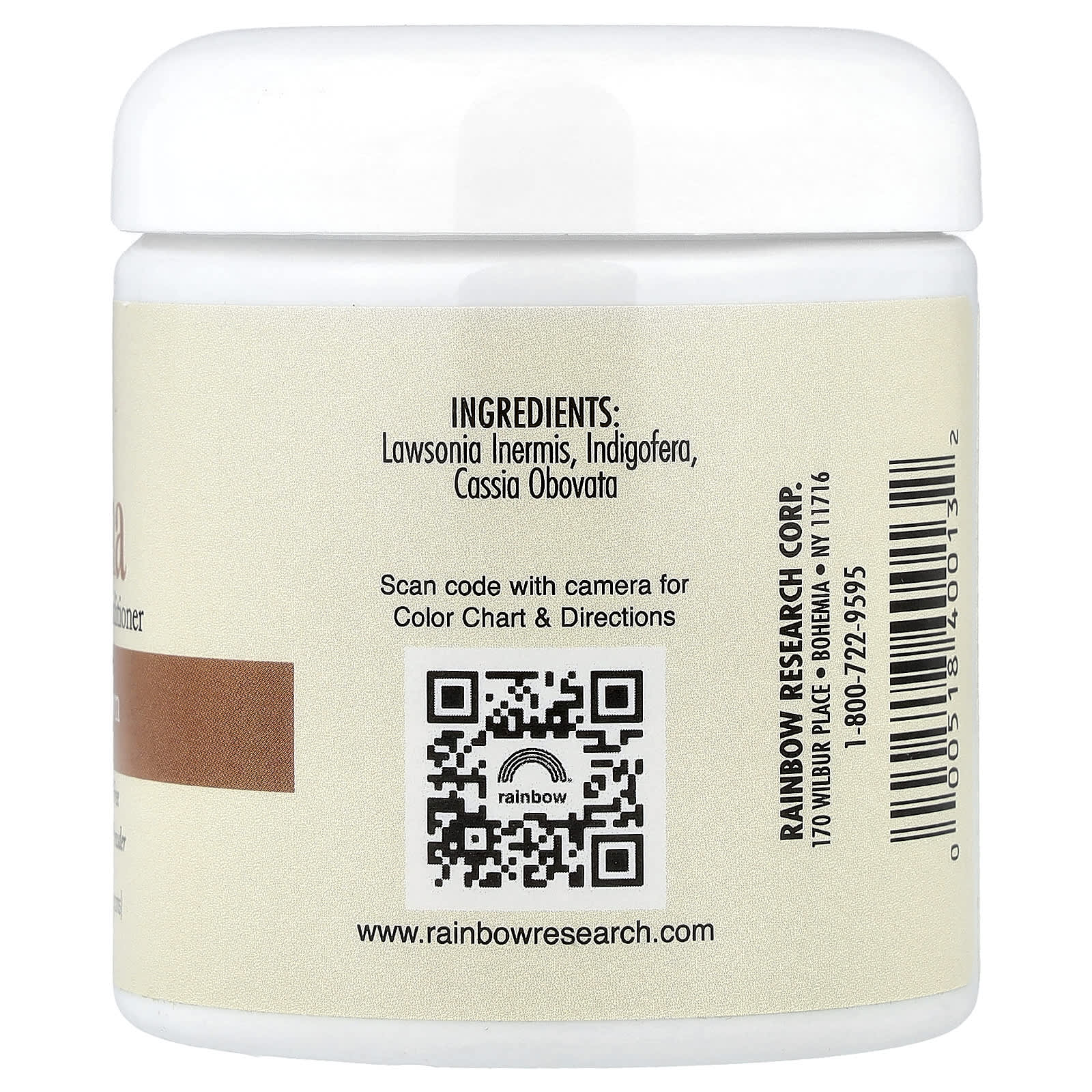 Кондиционер Rainbow Research Henna Hair Color and Light Brown, 113 г — фото 2