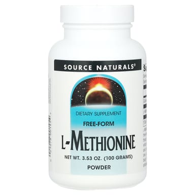 L-метионин Source Naturals L-Methionine Powder, 100 г, порошок