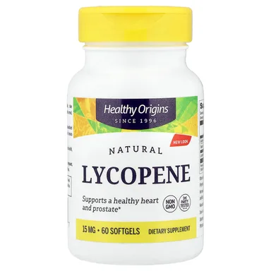 Фото товара: Ликопин Healthy Origins Natural, 15 мг, 60 мягких капсул