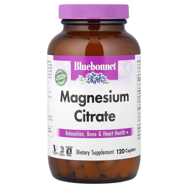 Магний цитрат Bluebonnet Nutrition, 200 мг