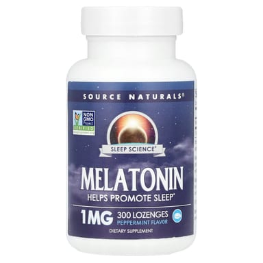Мелатонин Source Naturals Sleep Science®, оттенок Peppermint, 1 мг, 300 пастилок