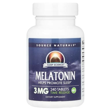 Мелатонин Source Naturals Timed Release, 3 мг, 240 таблеток