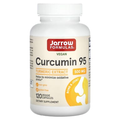 Куркумин Jarrow Formulas 95 Turmeric Extract, 500 мг, 120 растительных капсул