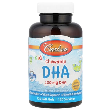 DHA Carlson Chewable Bursting Orange, 120 мягких капсул