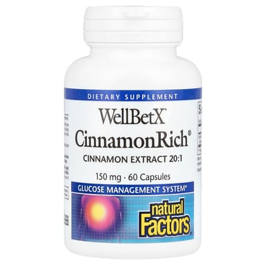 WellBetX® CinnamonRich®, 150 мг, 60 капсул