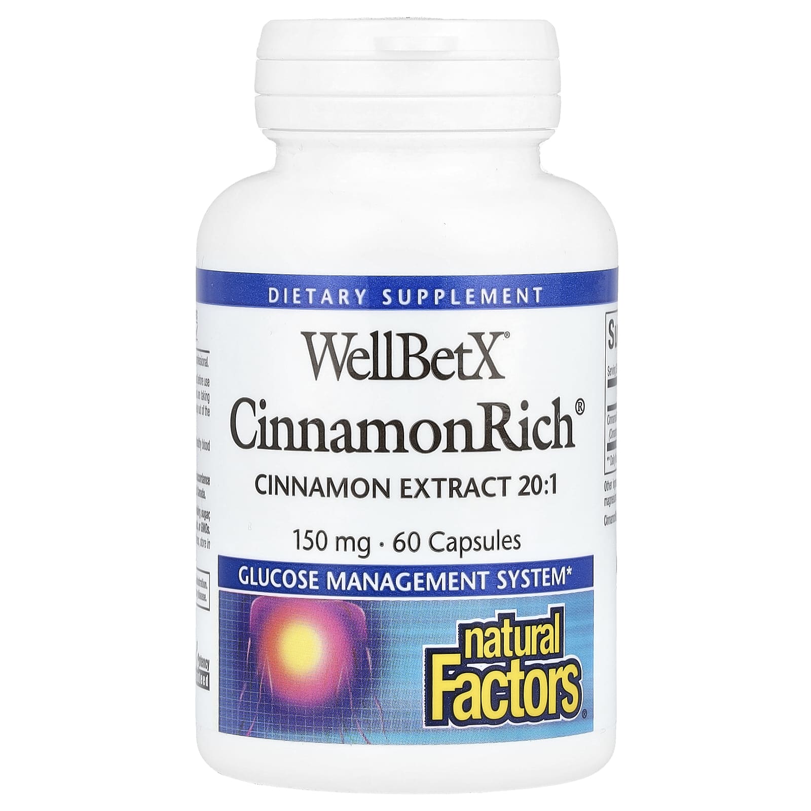 WellBetX® CinnamonRich®, 150 мг, 60 капсул