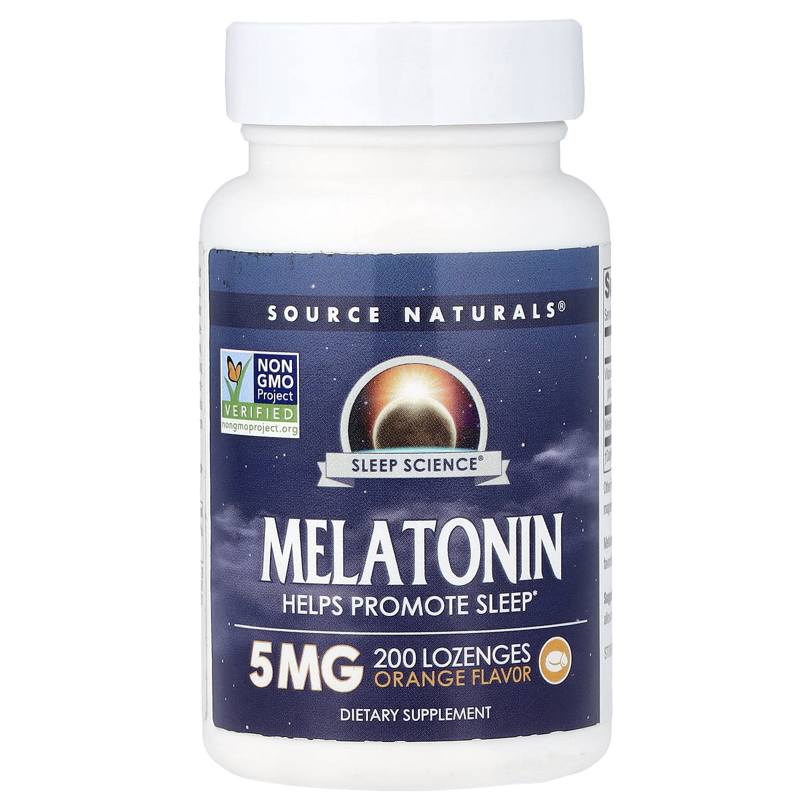 Мелатонин Source Naturals Sleep Science®, вкус Orange, 200 пастилок