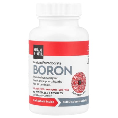 Бор Vibrant Health, 60 растительных капсул