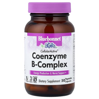 Комплекс витаминов B Bluebonnet Nutrition CellularActive® Coenzyme B-Complex, 50 растительных капсул