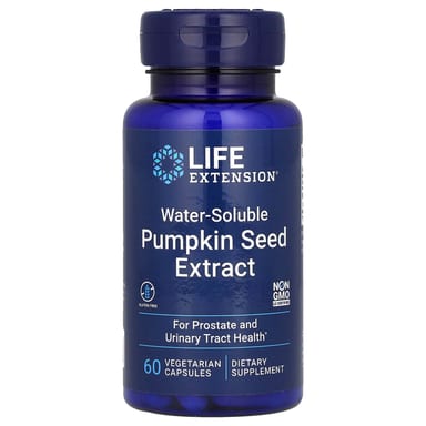 Экстракт семян тыквы Life Extension Water-Soluble, 262 мг, 60 растительных капсул