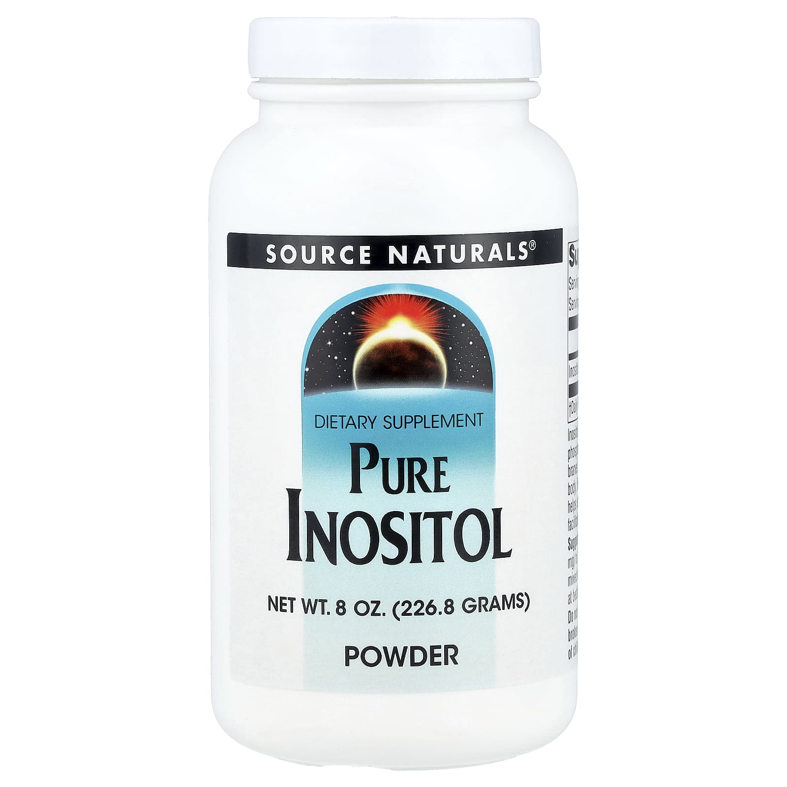 Инозитол Source Naturals Pure Powder, 226.8 г, порошок
