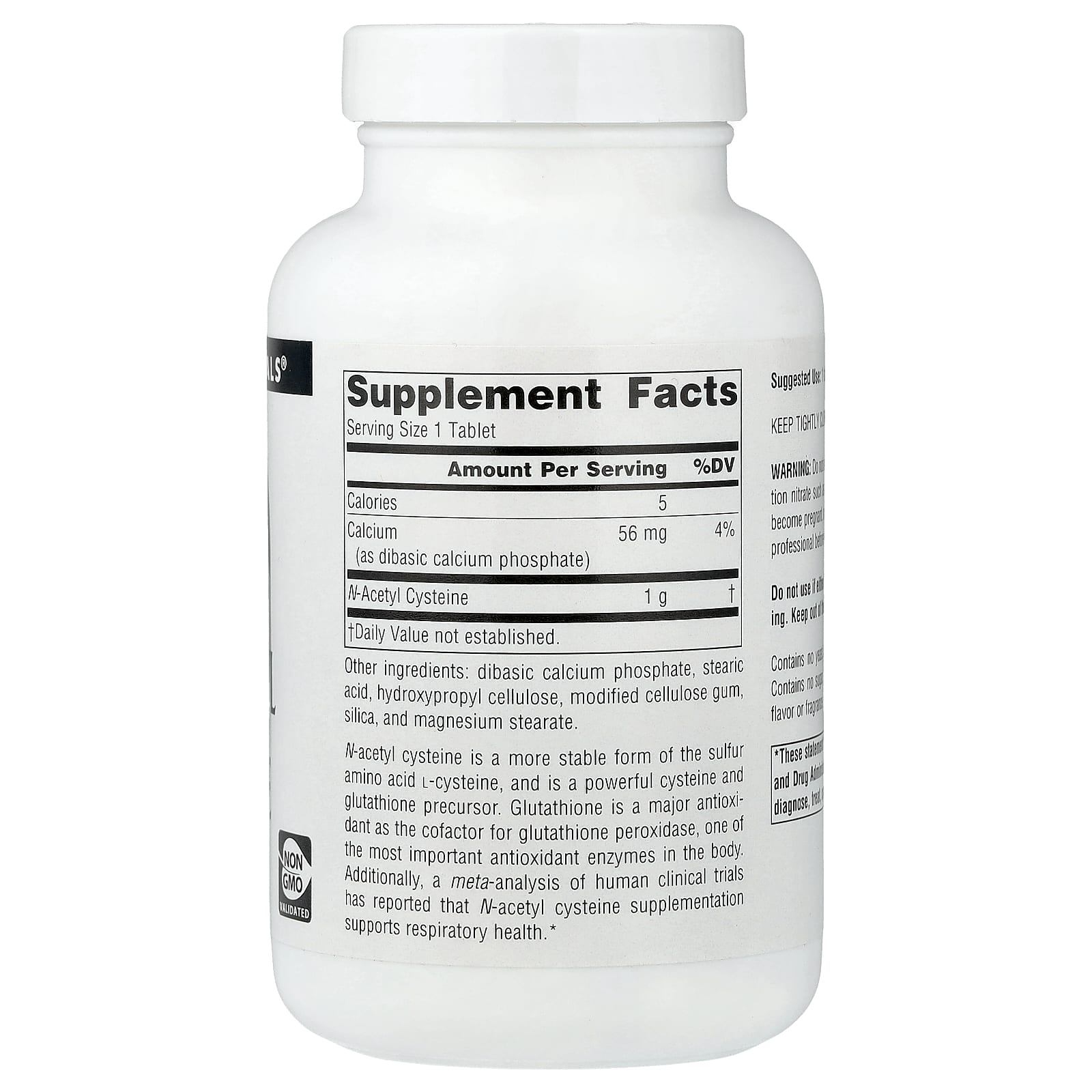 N-ацетилцистеин Source Naturals N-Acetyl Cysteine, 1000 мг, 120 таблеток — фото 2