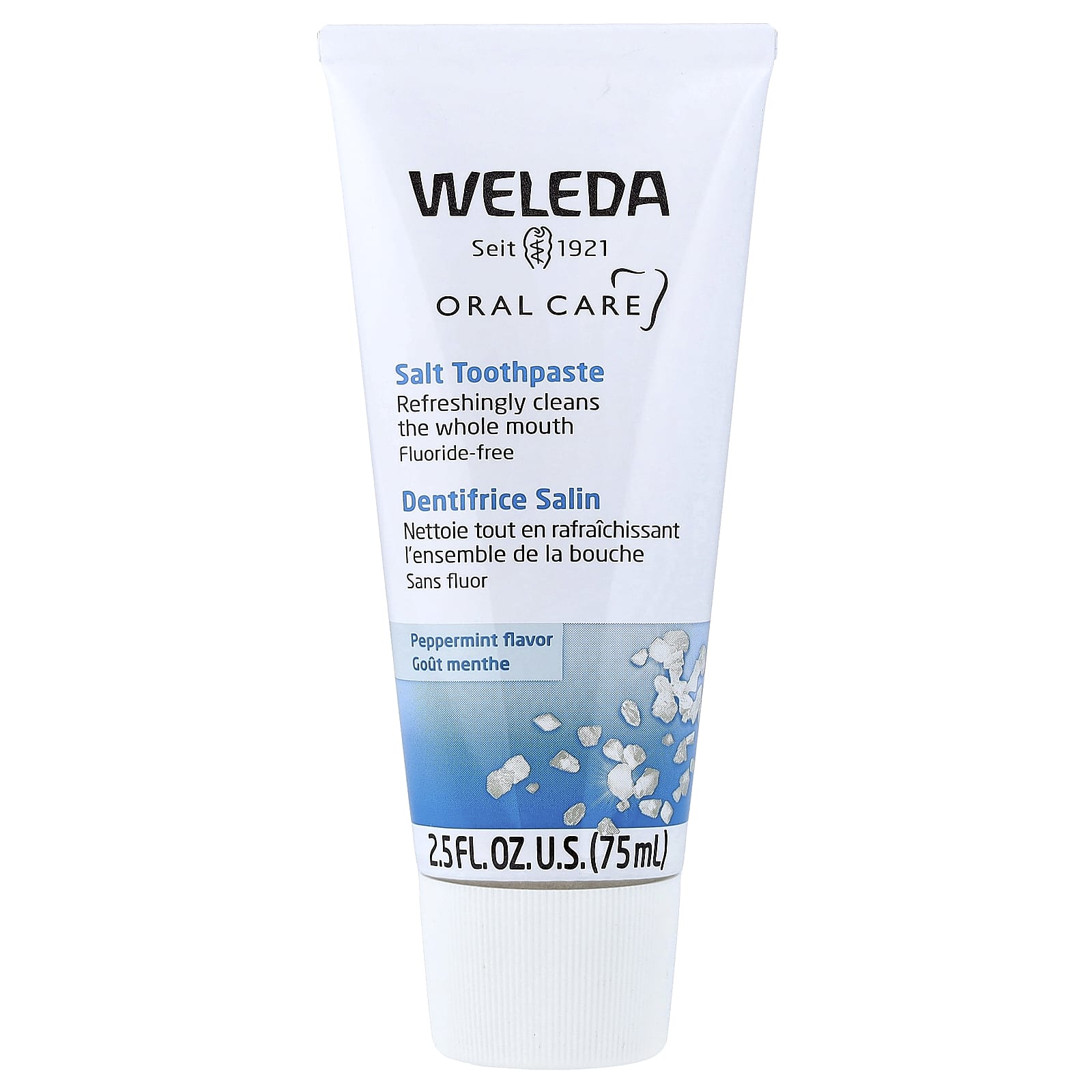 Зубная паста Weleda Oral Care Salt Fluoride Free, оттенок Peppermint, 75 мл