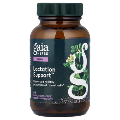Поддержка лактации Gaia Herbs, 60 жидких фитокапсул