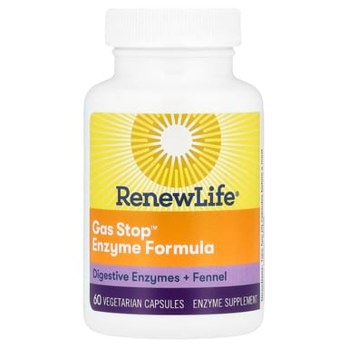 Комплекс Renew Life Gas Stop™ Enzyme, 60 растительных капсул