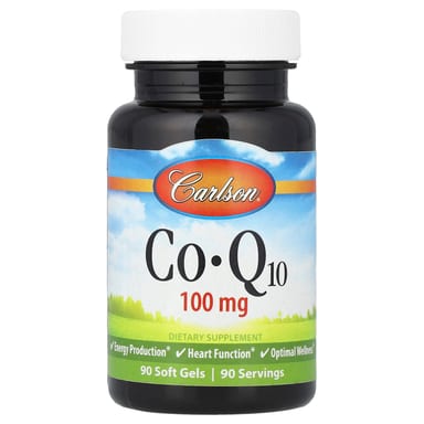 Коэнзим Q10 Carlson, 100 мг, 90 мягких капсул