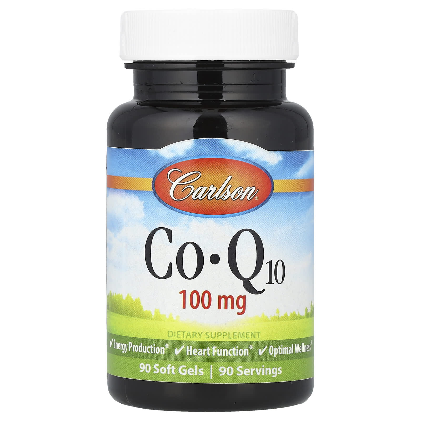 Коэнзим Q10 Carlson, 100 мг, 90 мягких капсул