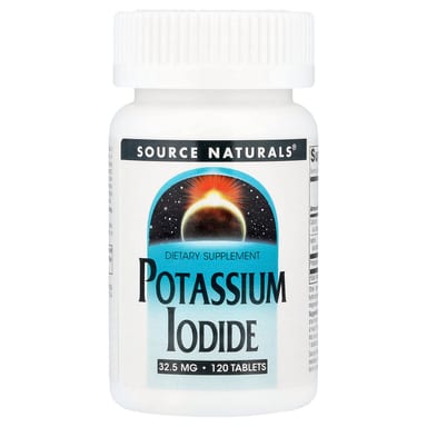 Калий Source Naturals Iodide, 120 таблеток