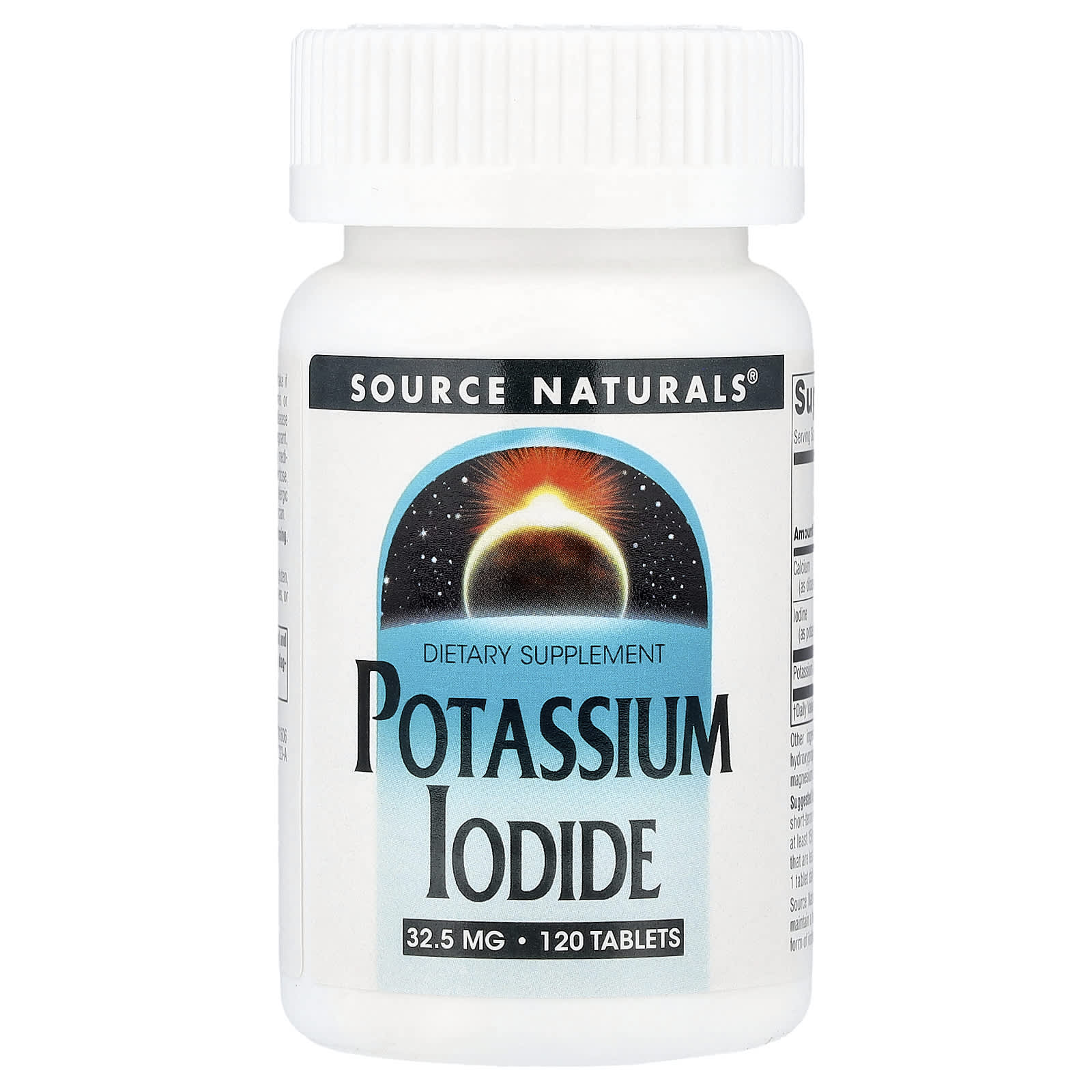 Калий Source Naturals Iodide, 120 таблеток