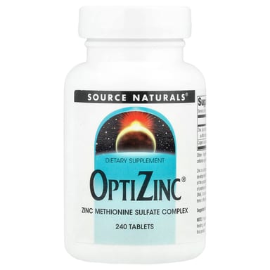 Цинк OptiZinc Source Naturals®, 240 таблеток
