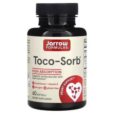 Фото товара: Витамин E Toco-Sorb Jarrow Formulas, 60 мягких капсул
