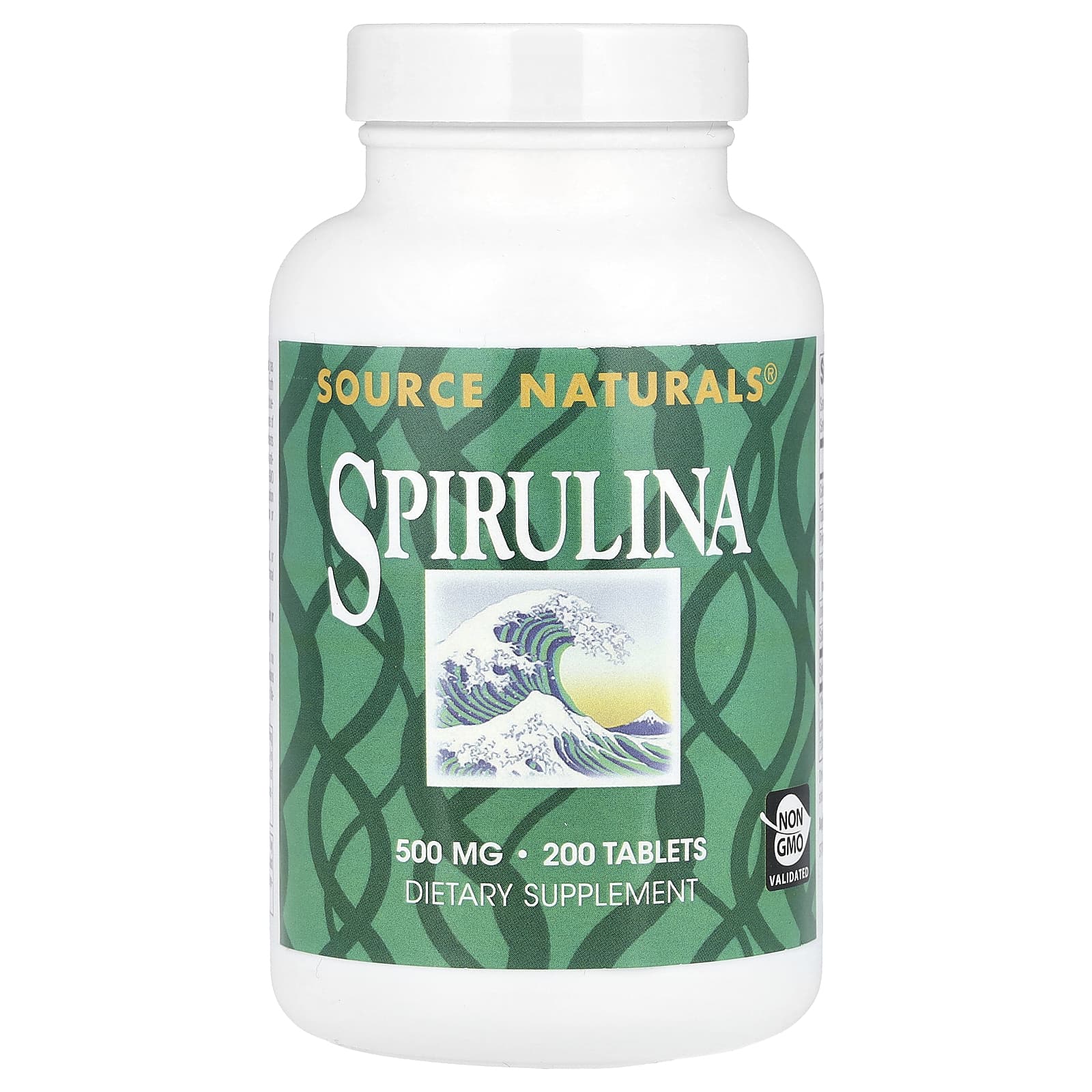 Спирулина Source Naturals, 200 таблеток