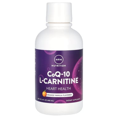 L-карнитин MRM Nutrition CoQ-10 L-Carnitine Liquid, вкус Orange-Vanilla, 480 мл, жидкая форма