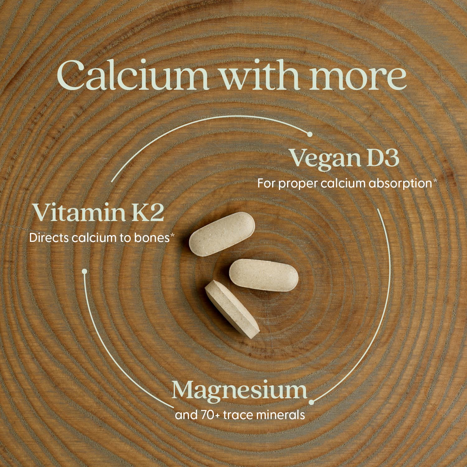 Комплекс Bone Strength New Chapter Plant Calcium Take Care™ 60 Slim Tablets, таблетки — фото 3