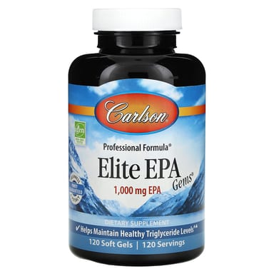 EPA Carlson Elite Gems, 1000 мг, 120 мягких капсул