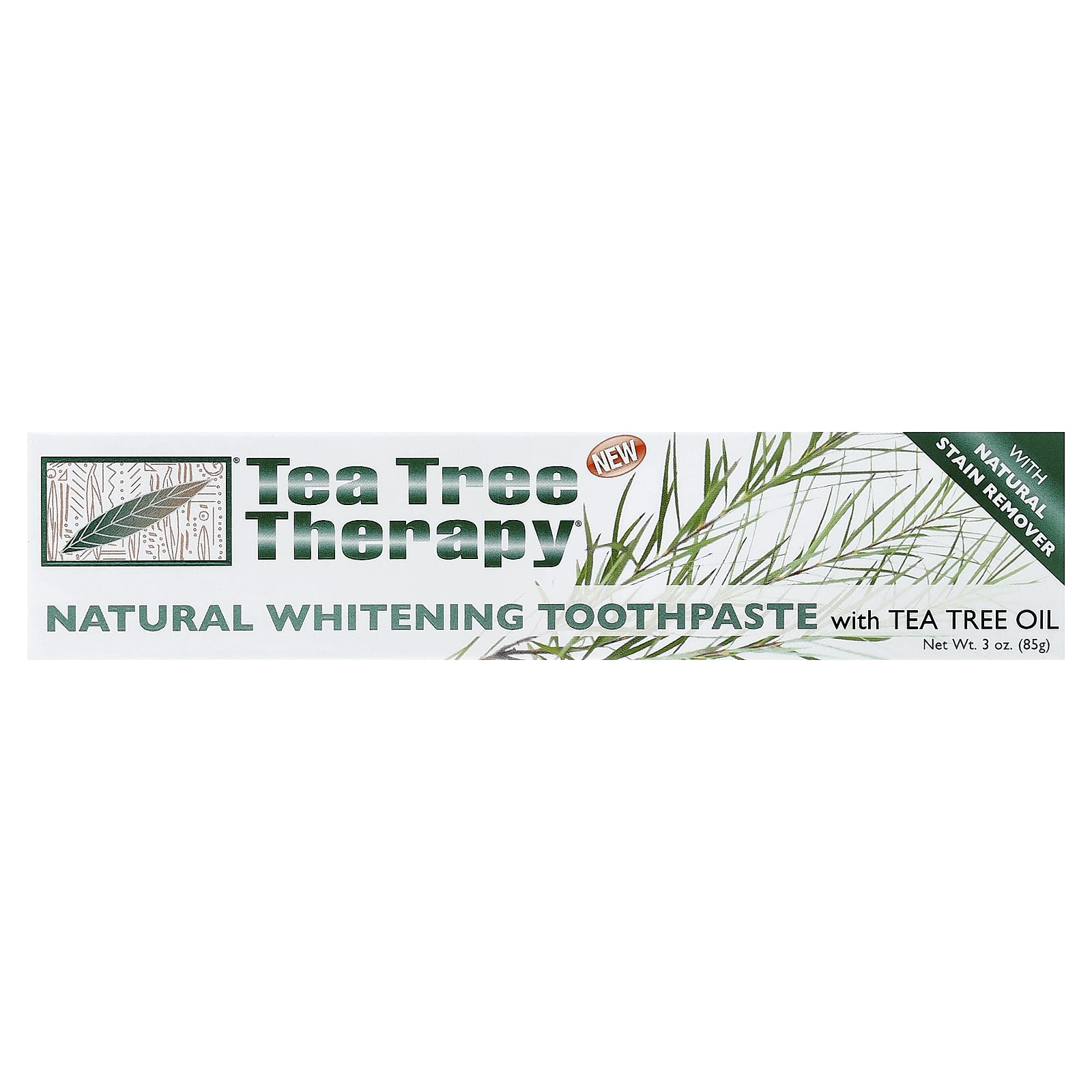 Масло чайного дерева Tea Tree Therapy Natural Whitening Toothpaste, 85 г — фото 2