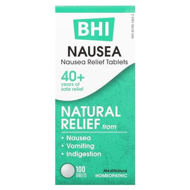 Гомеопатическое средство MediNatura MediNatura Nausea Relief Tablets, 100 таблеток