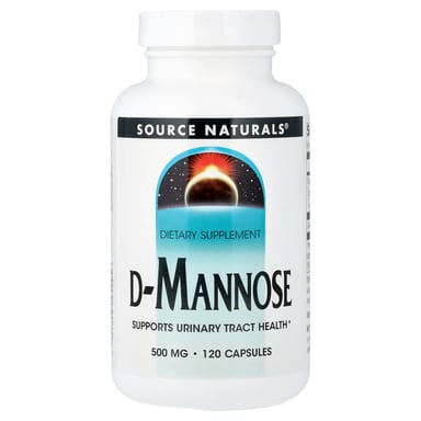 D-манноза Source Naturals D-Mannose, 500 мг, 120 капсул