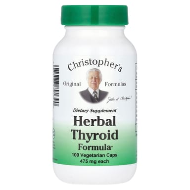 Комплекс Christopher's Original Formulas Herbal Thyroid, оттенок 100 Vegetarian Caps