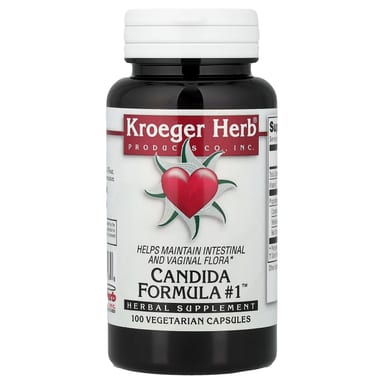 Комплекс Kroeger Herb Co Candida #1™, 100 растительных капсул