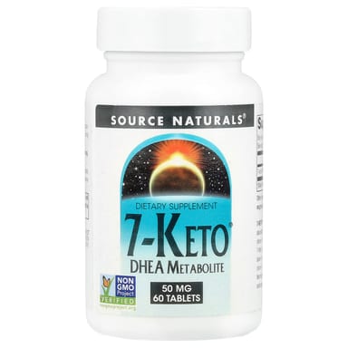 DHEA Source Naturals 7-Keto® Metabolite, 50 мг, 60 таблеток