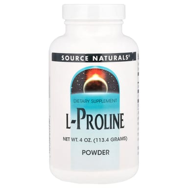 Порошок Source Naturals L-Proline, 113.4 г