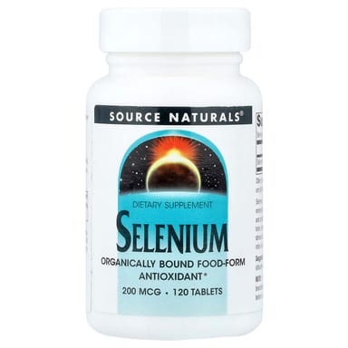 Селен Source Naturals, 200 мкг, 120 таблеток