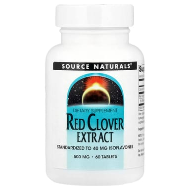 Красный клевер Source Naturals Extract, 60 таблеток