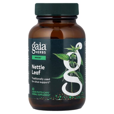 Лист крапивы Gaia Herbs Nettle Leaf, 225 мг, жидкая форма