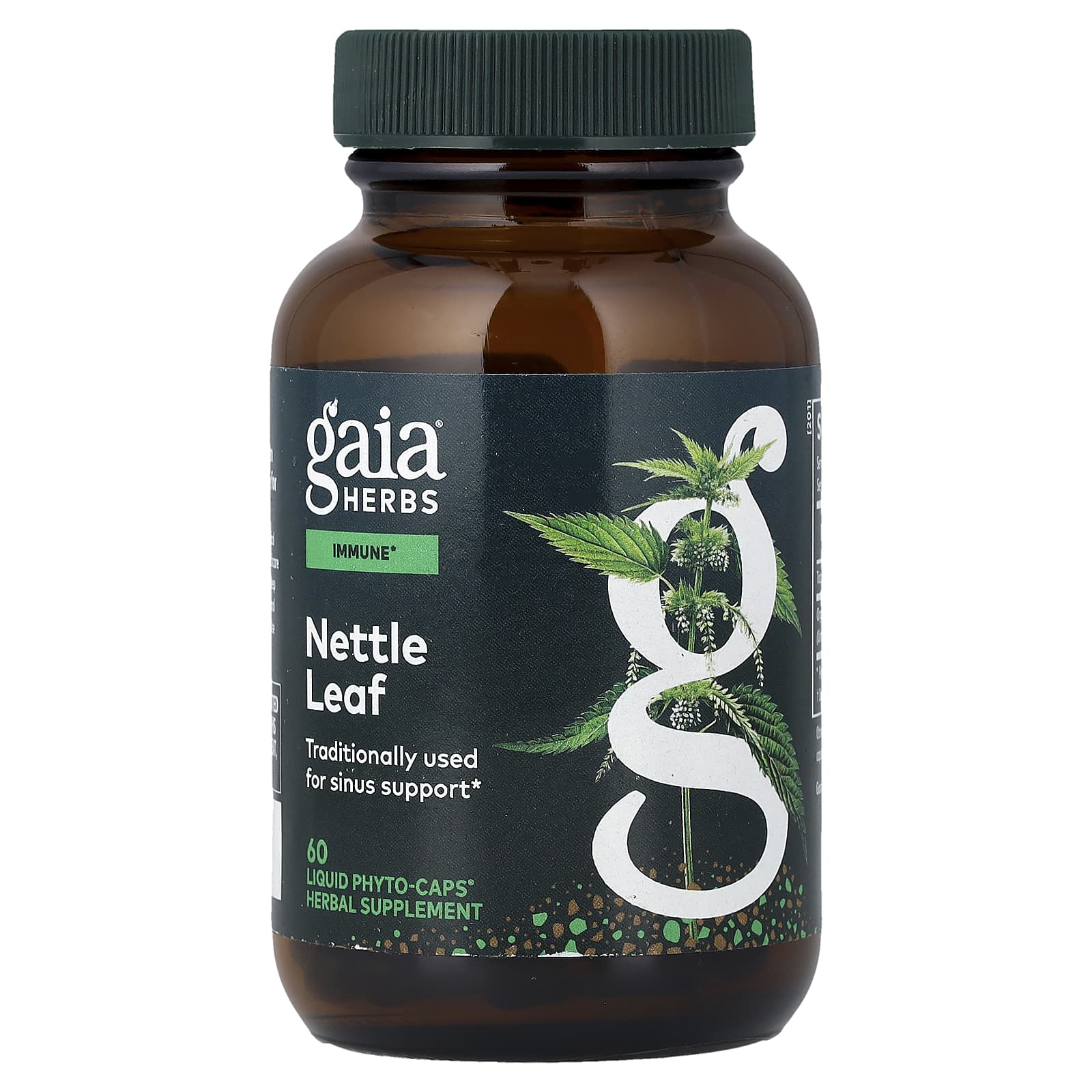 Лист крапивы Gaia Herbs Nettle Leaf, 225 мг, жидкая форма