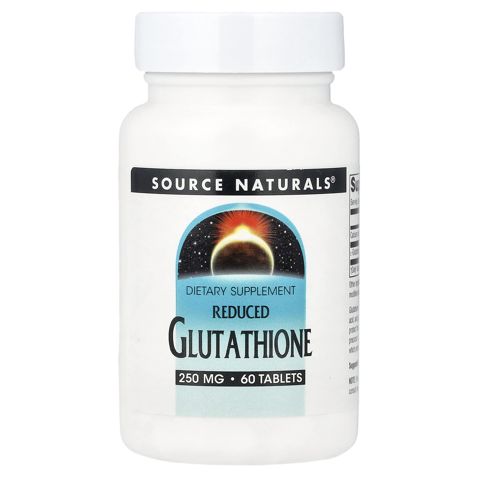 Глутатион Source Naturals Reduced, 60 таблеток