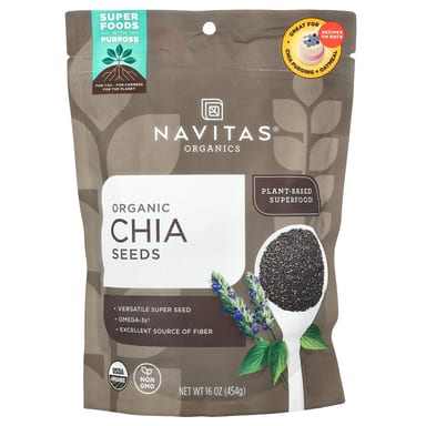 Органические семена чиа Navitas Organics, 454 г