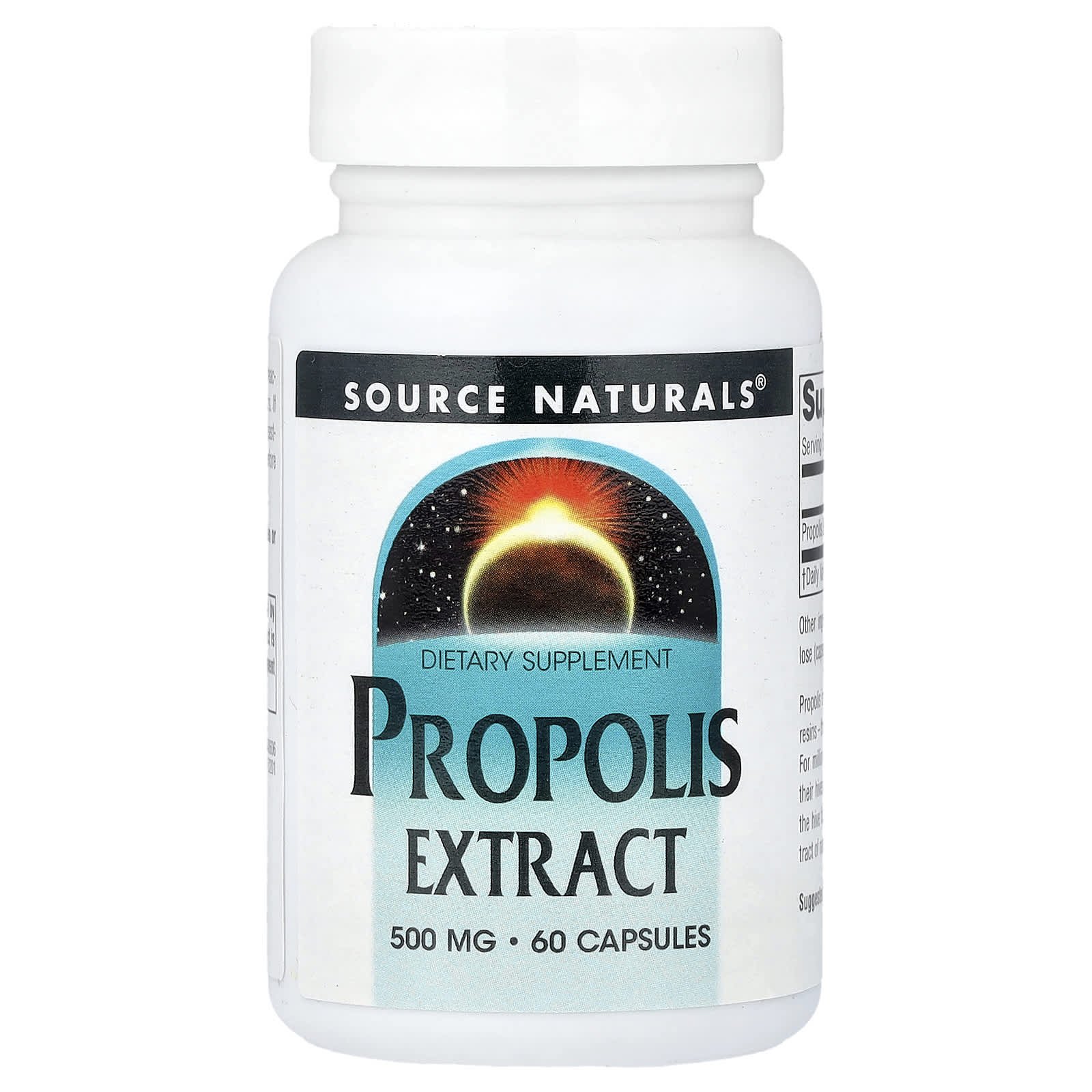 Прополис Source Naturals Extract, 500 мг, 60 капсул