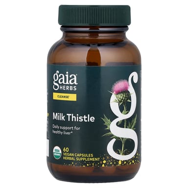Расторопша Gaia Herbs, 250 мг, 60 растительных капсул