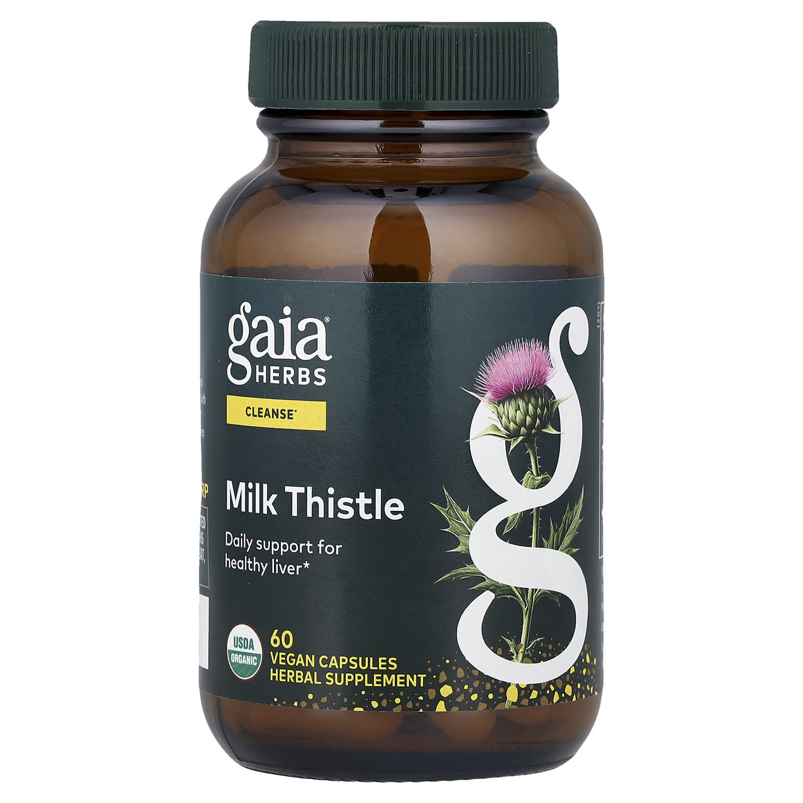 Расторопша Gaia Herbs, 250 мг, 60 растительных капсул