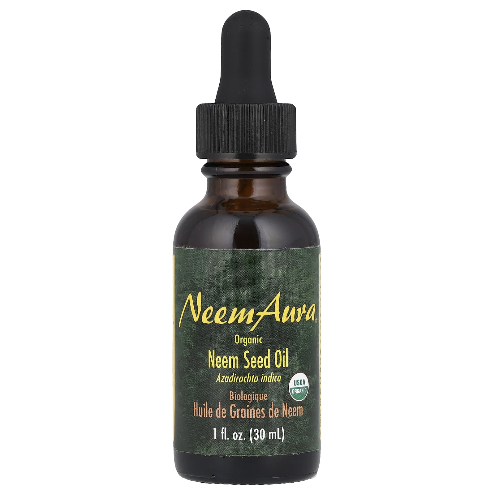 Ним NeemAura Seed Oil, 30 мл, масло