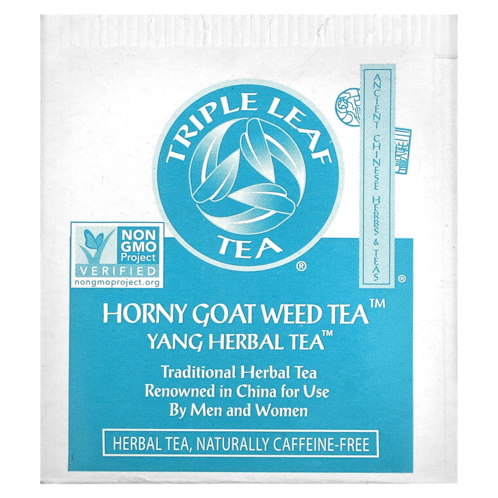 Чайные пакетики Triple Leaf Tea Horny Goat Weed 20, без кофеина, 38 г