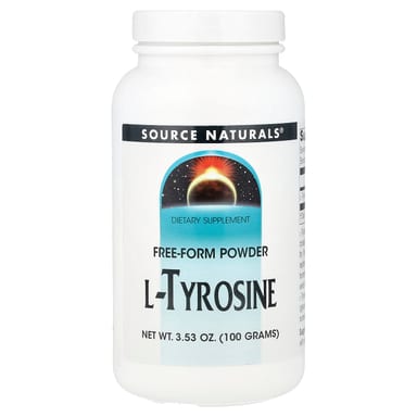 L-тирозин Source Naturals L-Tyrosine Free-Form Powder, 100 г, порошок
