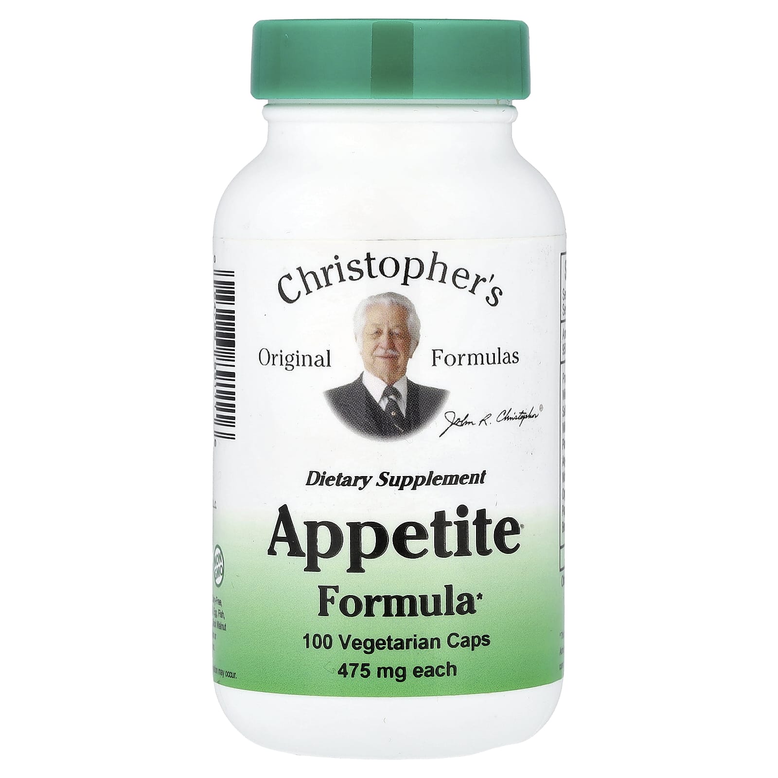 Комплекс Christopher's Original Formulas Appetite, оттенок 100 Vegetarian Caps