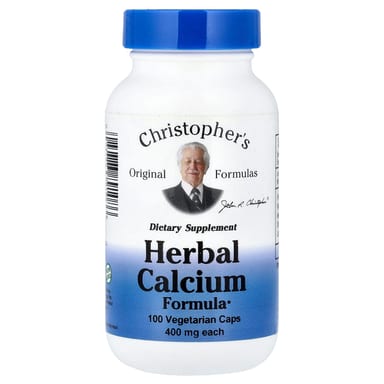 Кальций Christopher's Original Formulas Herbal Formula, оттенок 100 Vegetarian Caps